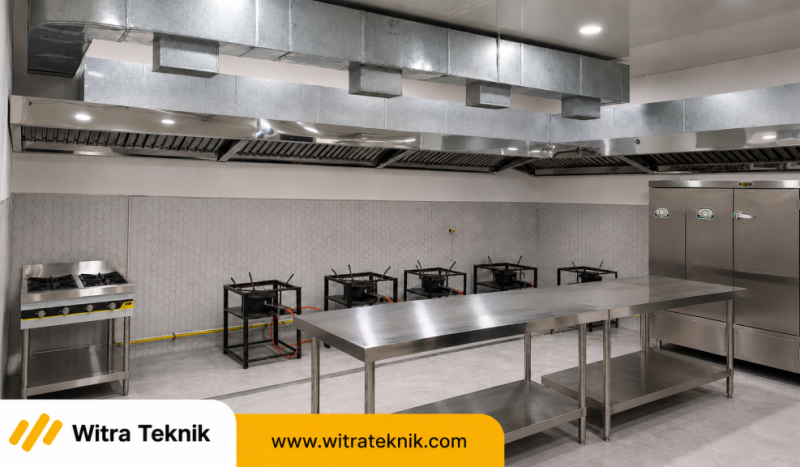 instalasi exhaust dapur