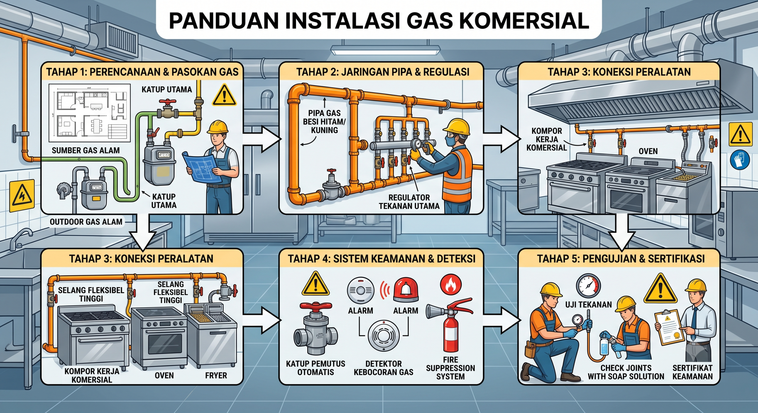 edukasi instalasi gas